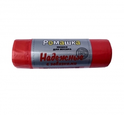 Пакеты для мусора с завязками  60 л 60*80 см 40 мкм 