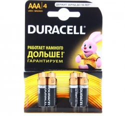 Батарейки Duracell LR03/AAА/мизинчиковые щелочные