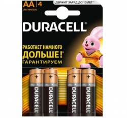 Батарейки Duracell LR6/AА/пальчиковые щелочные